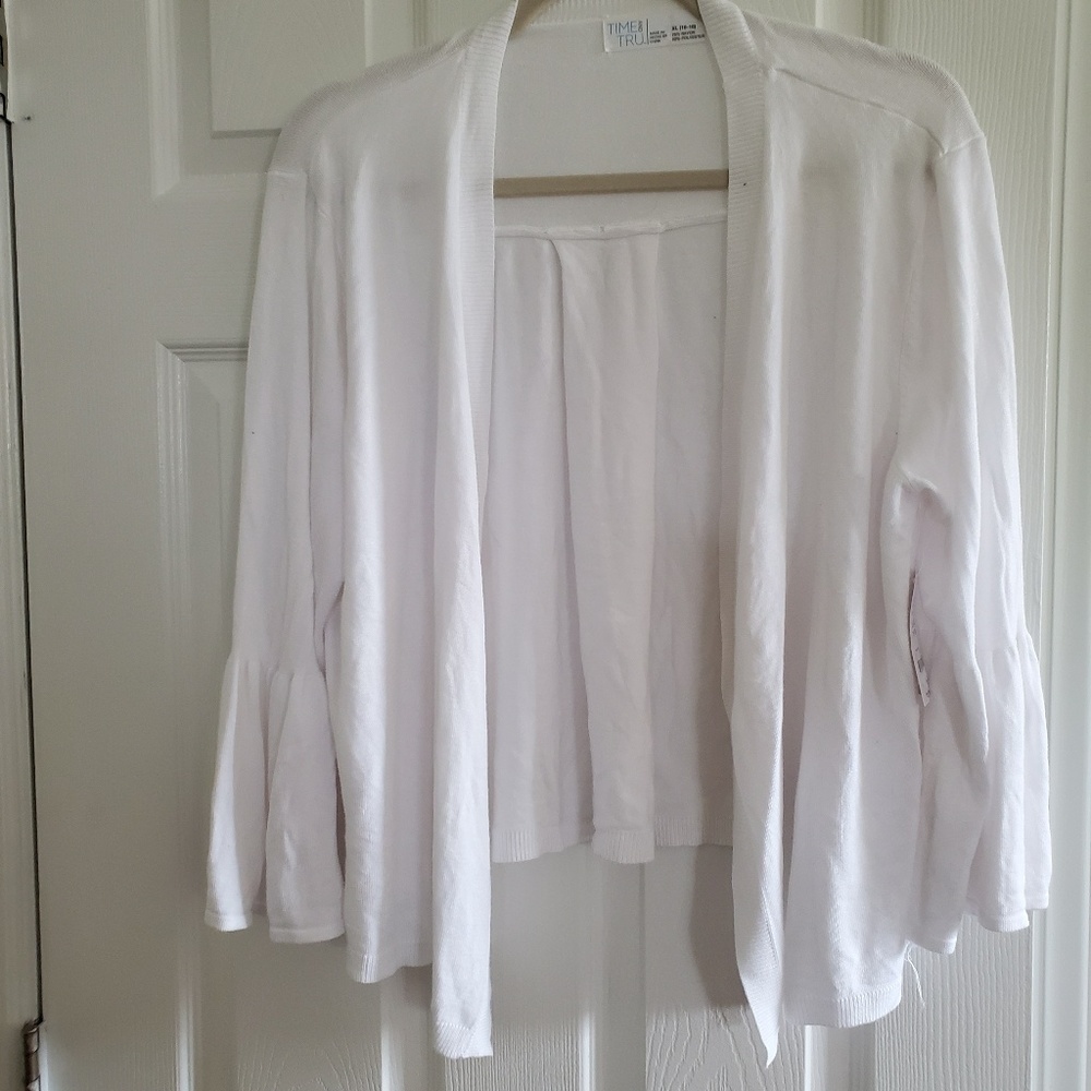 Time and True Sweater XL...NWT...Bell Sleeves